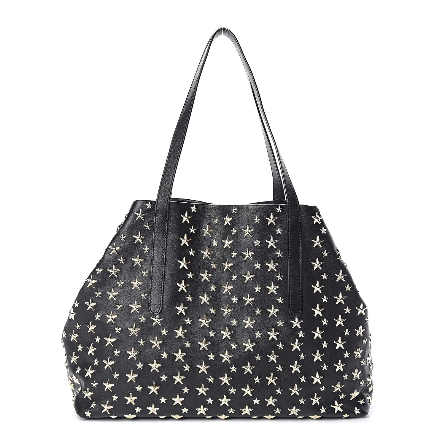 Jimmy Choo Calfskin Sofia Star Studded Tote Black 1 of 9