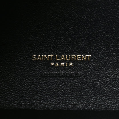 Saint Laurent Lambskin Pyramid Clutch Black 7 of 17