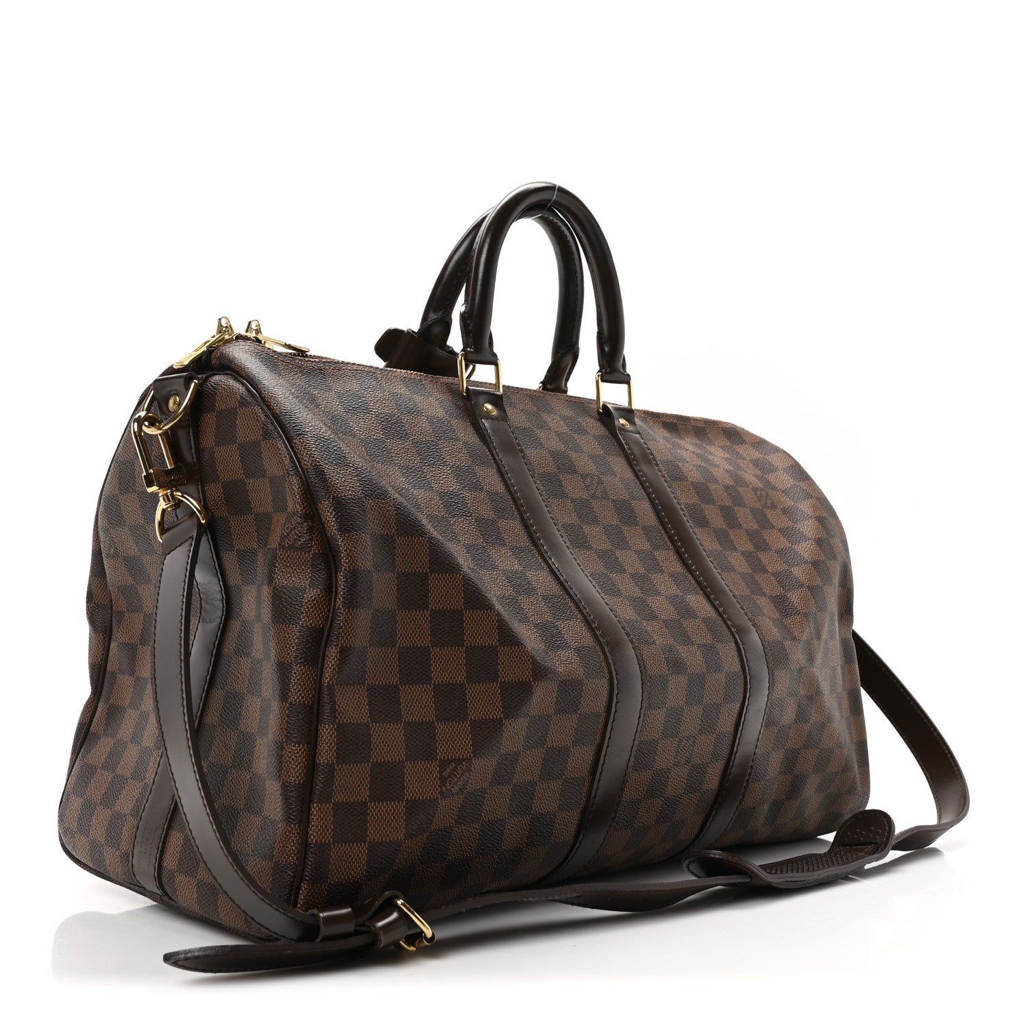 Louis Vuitton Damier Ebene Keepall Bandouliere 45 3 of 9