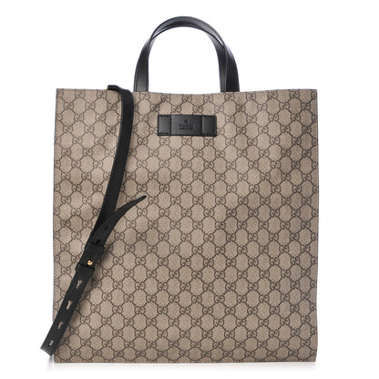 Gucci Soft GG Supreme Monogram Vertical Tote Black 1 of 9