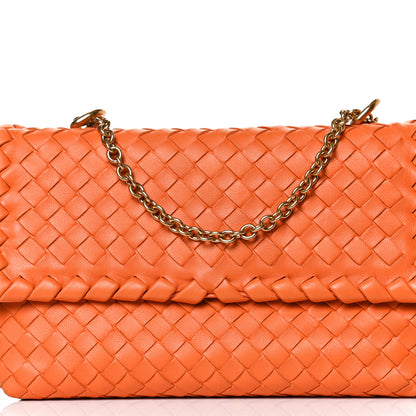 Bottega Veneta Nappa Intrecciato Small Olimpia Bag Orange 7 of 9
