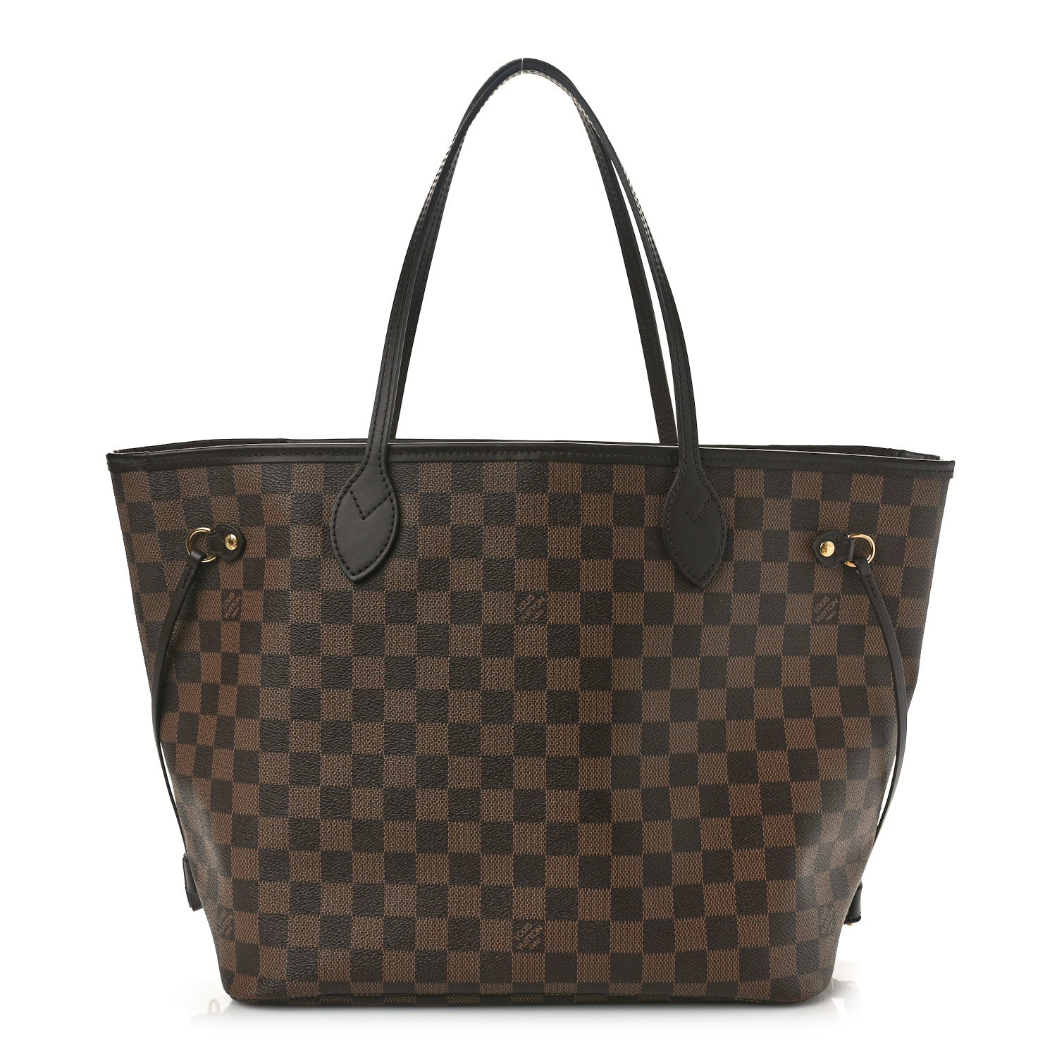 Louis Vuitton Damier Ebene Neo Neverfull MM Rose Ballerine 1 of 10
