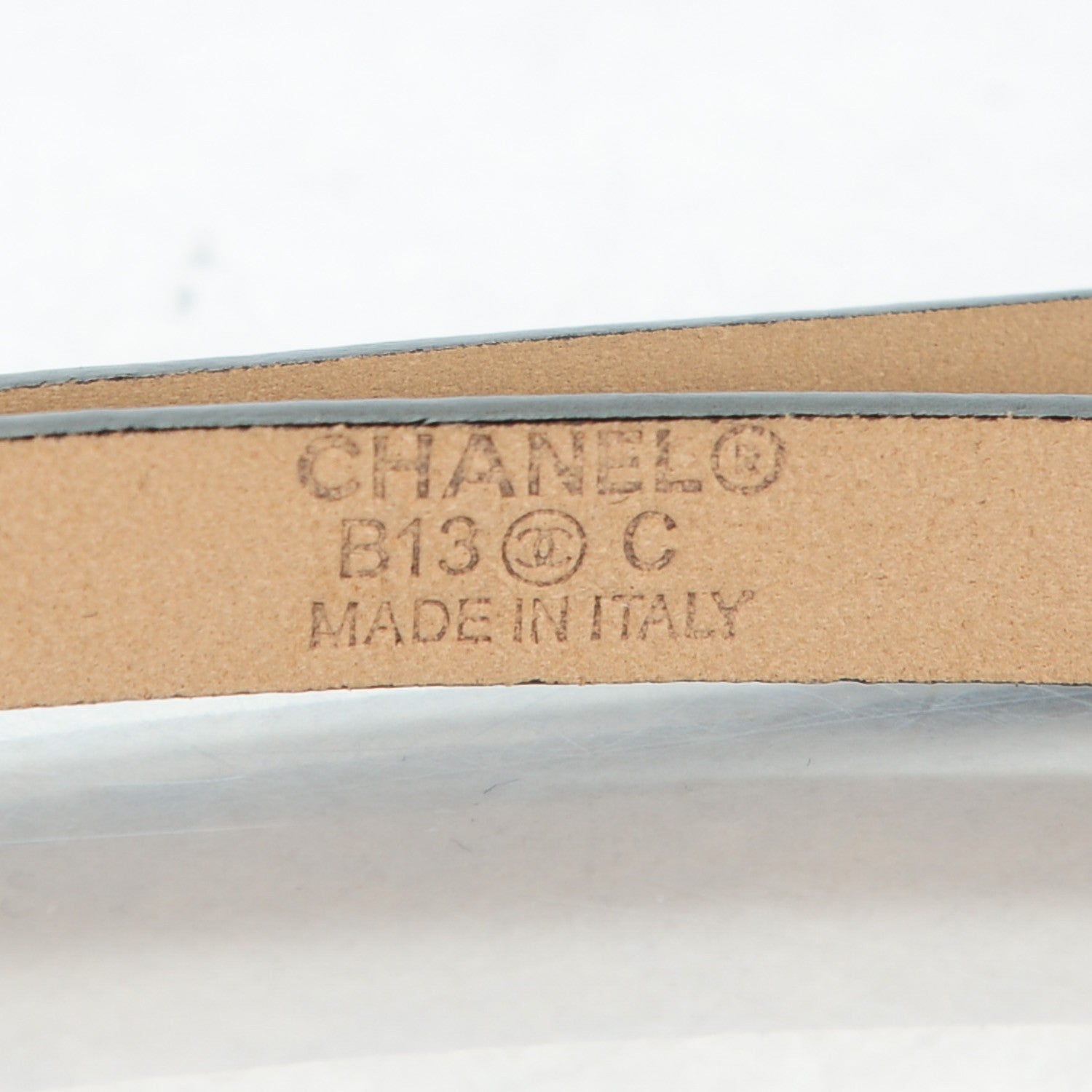Chanel Lambskin Pearl Belt 75 30 Black 6 of 7