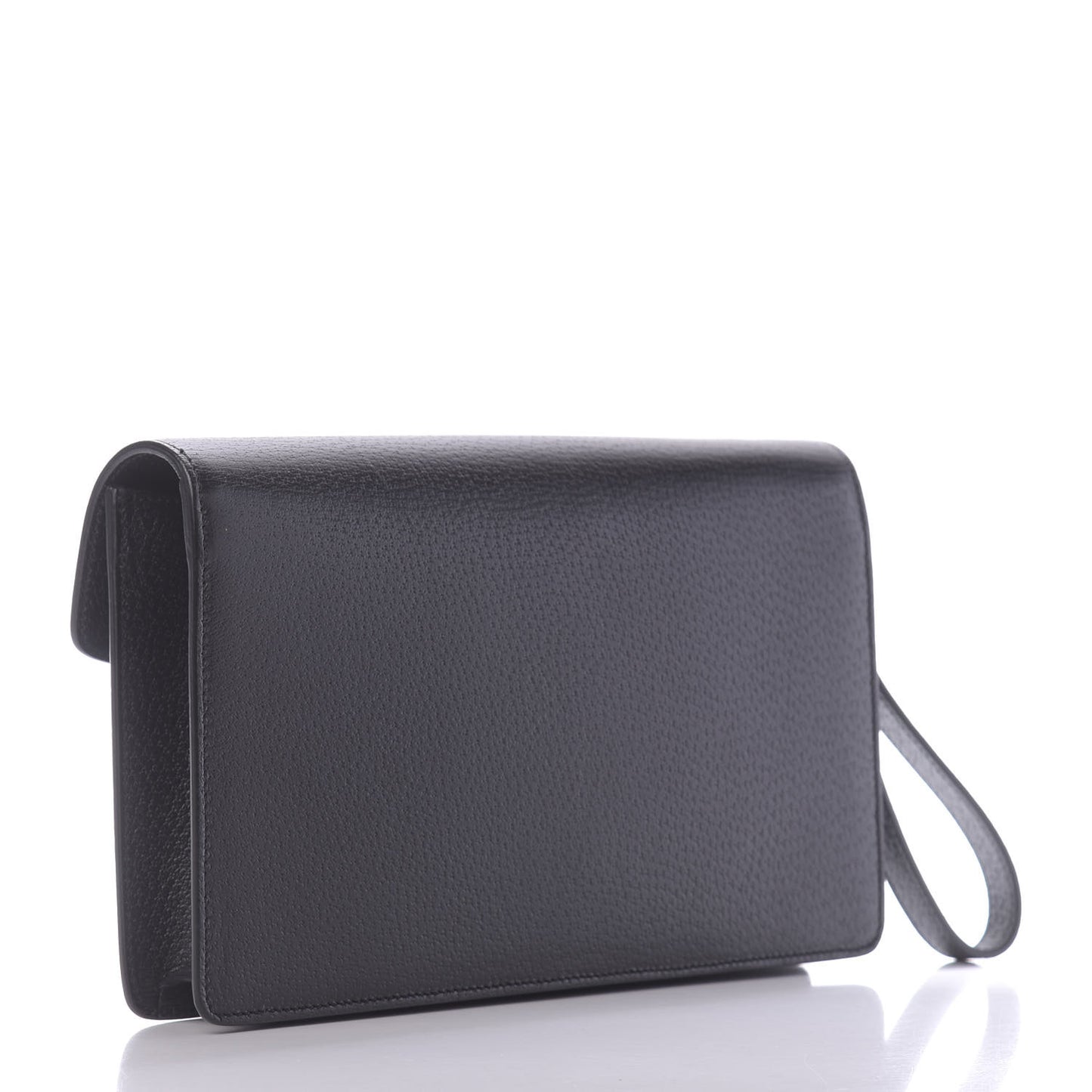 Dollar Calfskin Crystal Dionysus Clutch Wristlet Black Black Diamond