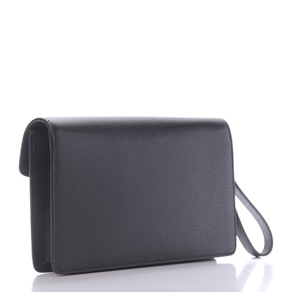 Gucci Dollar Calfskin Crystal Dionysus Clutch Wristlet Black Black Diamond 3 of 10