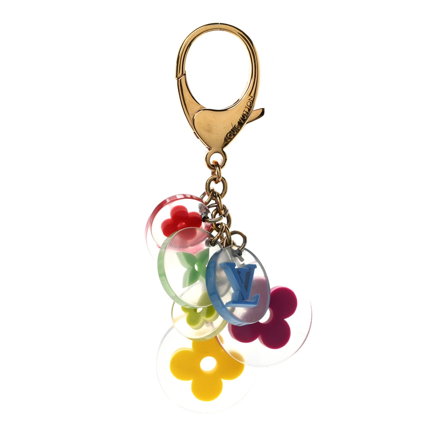 Resin Candy Fleurs Bag Charm Multicolor