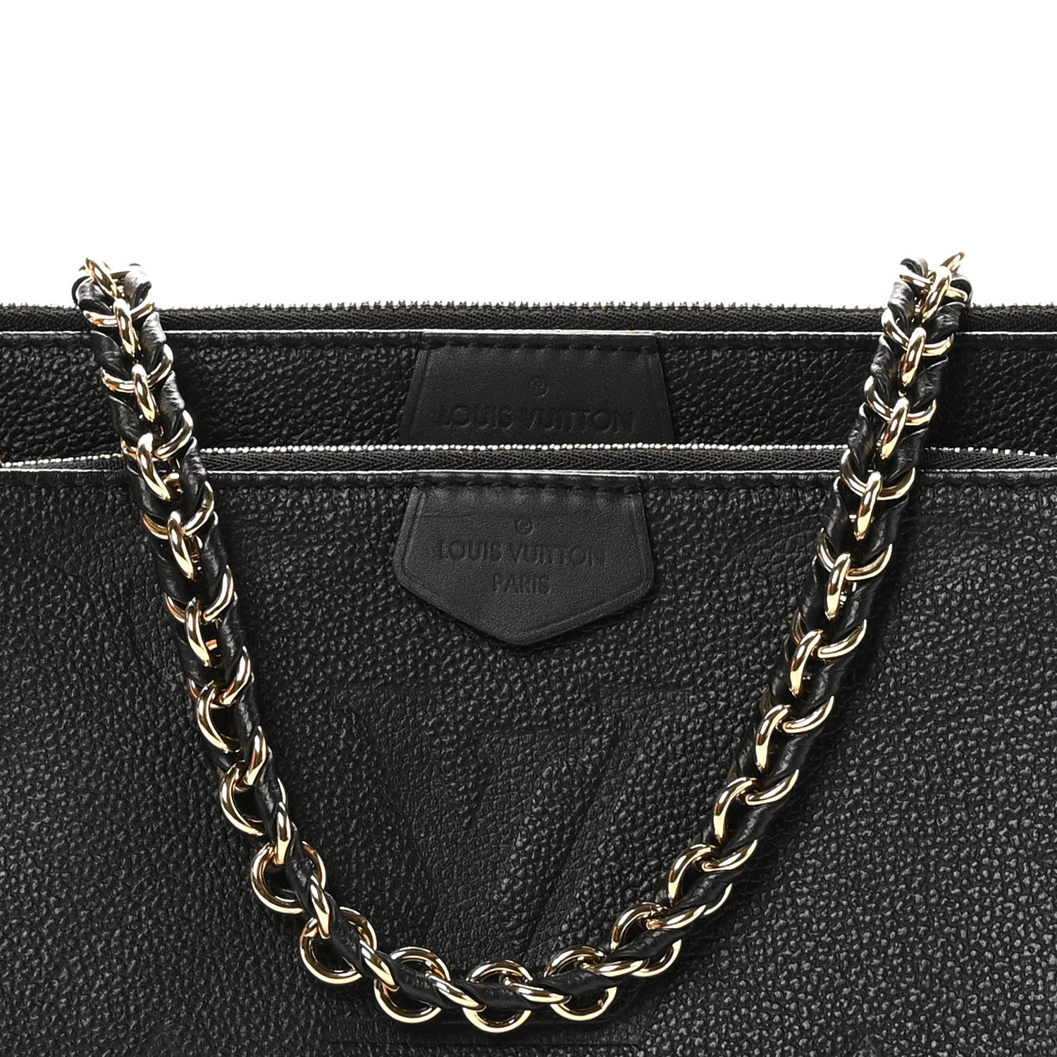 Louis Vuitton Empreinte Monogram Giant Multi Pochette Accessories Black 8 of 11