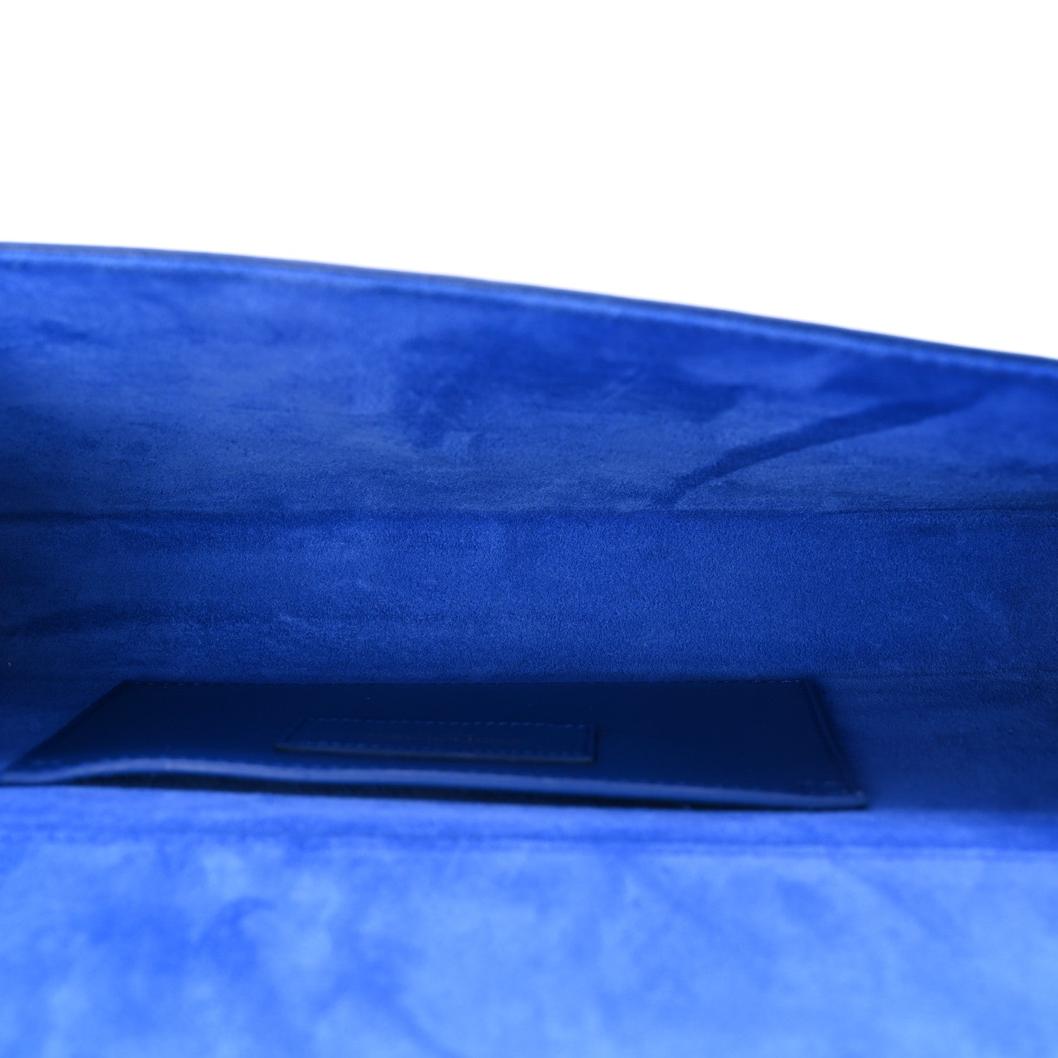Saint Laurent Patent Grain De Poudre Classic Monogram Cassandre Clutch Blue Majorelle 5 of 6