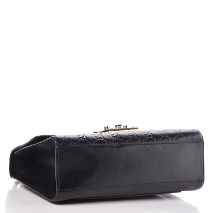 Gucci Guccissima Medium Padlock Shoulder Bag Black 4 of 15