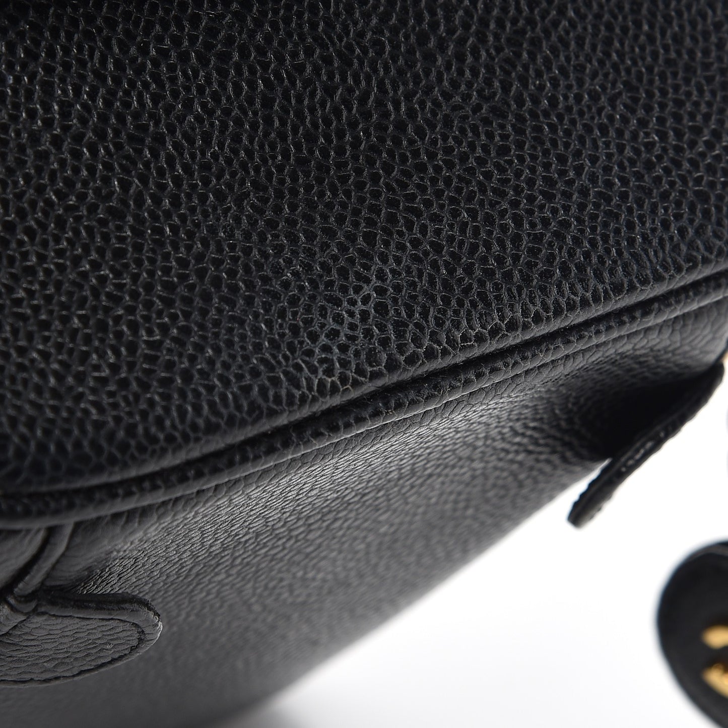 Caviar Cosmetic Vanity Bag Black