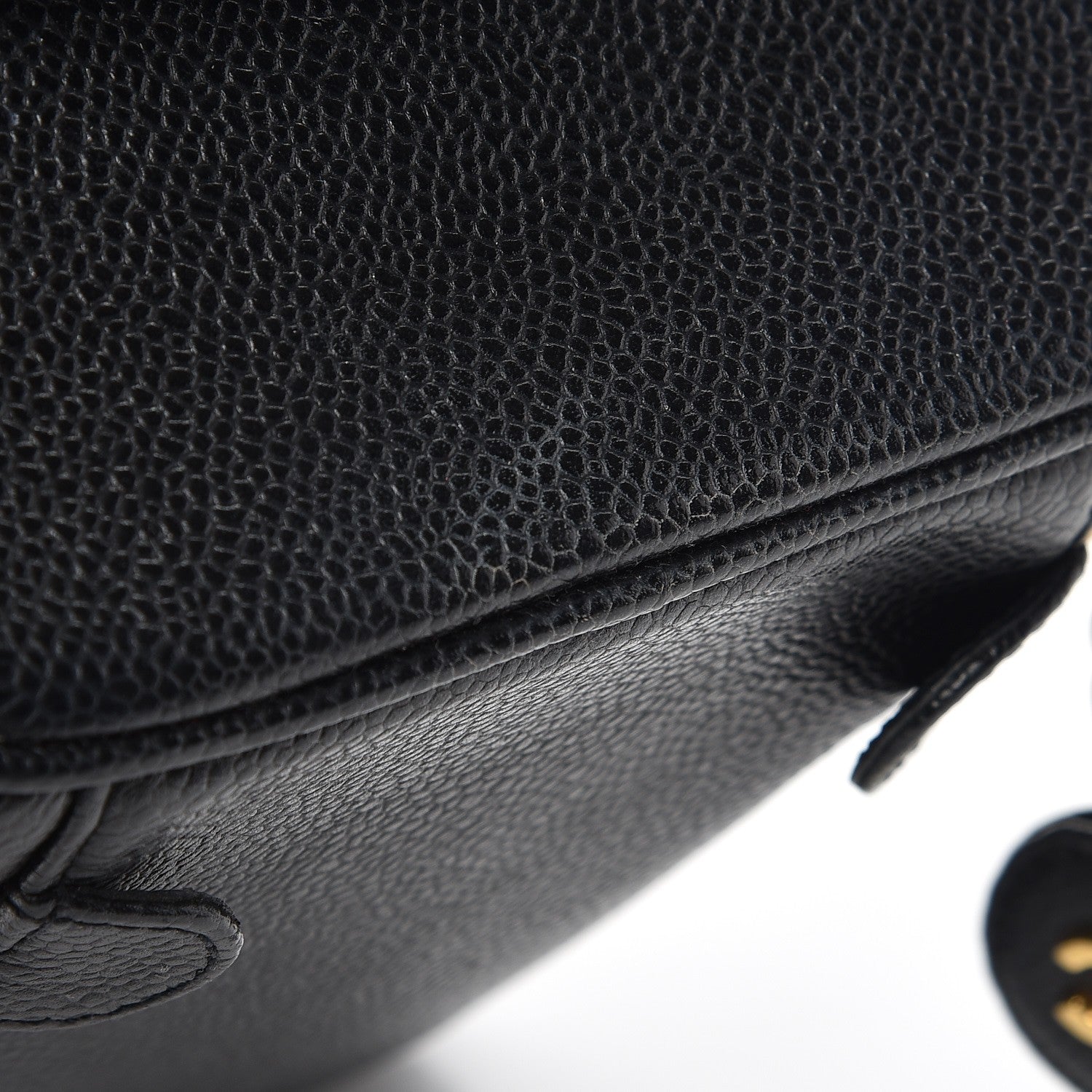 Chanel Caviar Cosmetic Vanity Bag Black 13 of 13