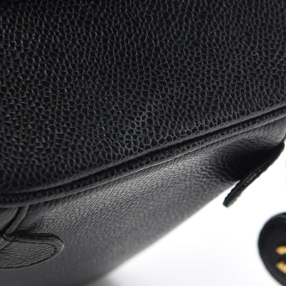 Chanel Caviar Cosmetic Vanity Bag Black 13 of 13