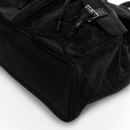 Prada Nylon Vela Mini Crossbody Backpack Black 8 of 10