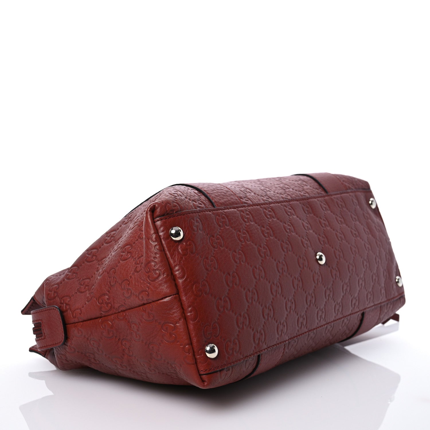 Gucci Guccissima Medium Bamboo Bar Tote Brown 4 of 10