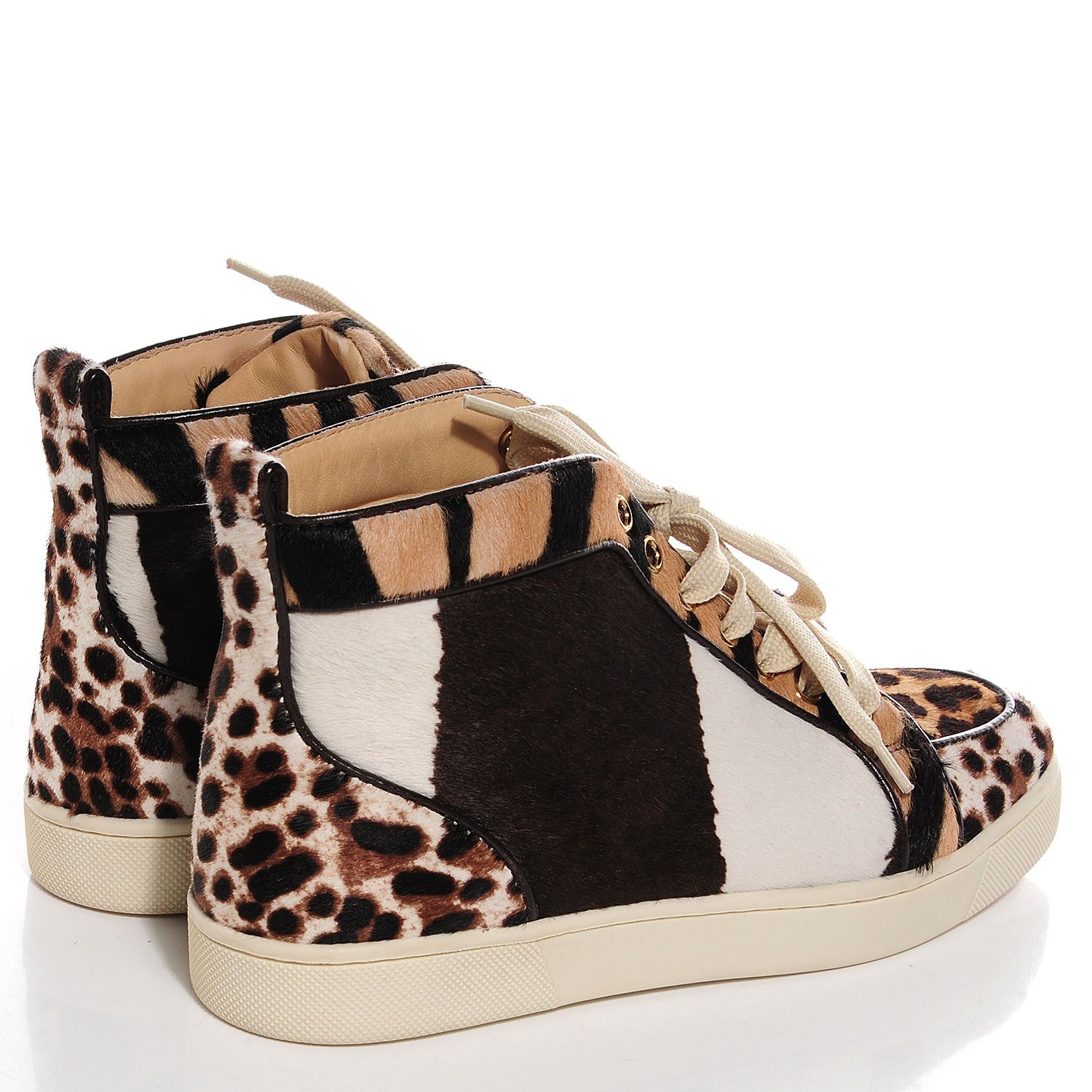 Christian Louboutin Pony Hair Leopard Rantus Orlato Flat Sneakers 37.5 4 of 7