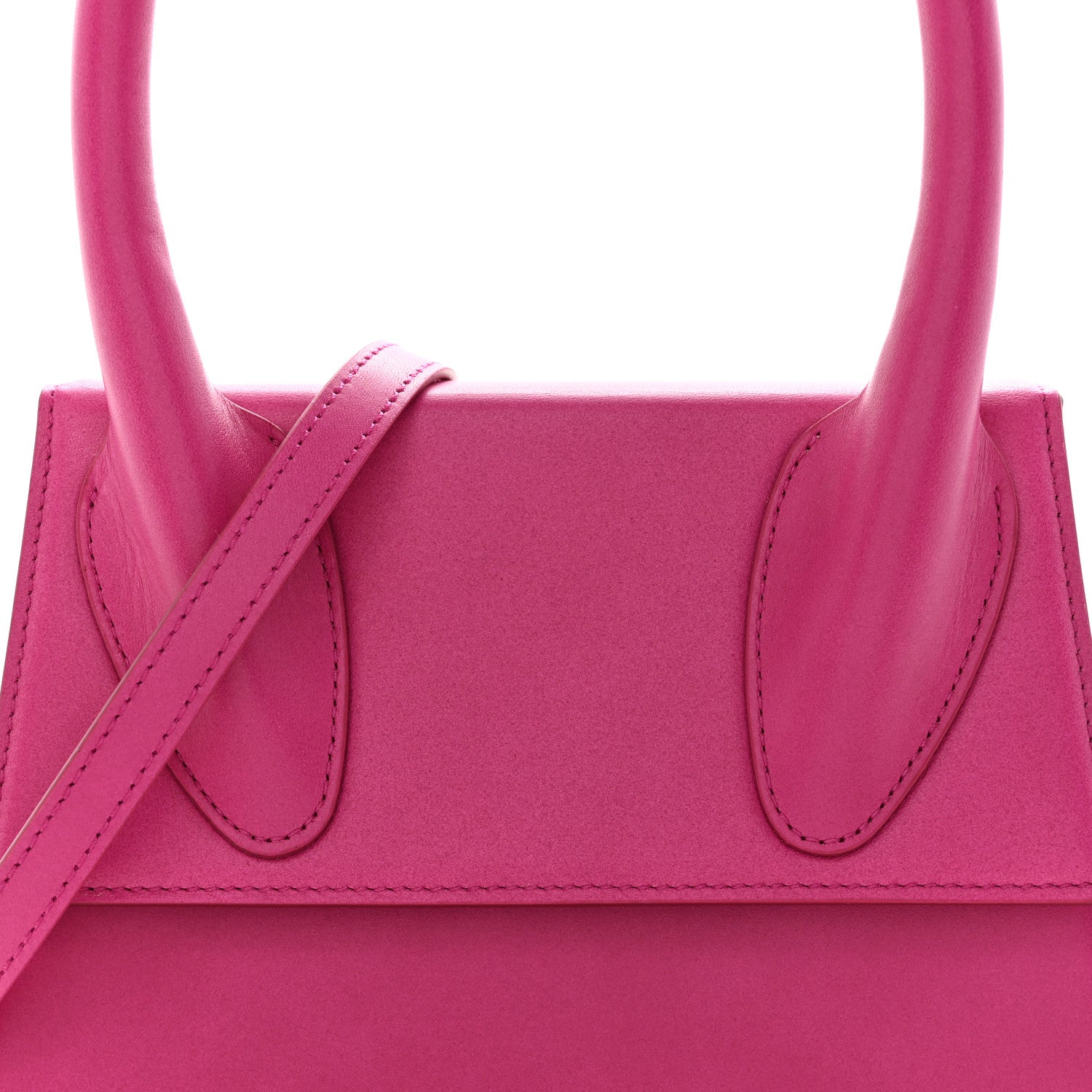 Jacquemus Smooth Calfskin Le Grand Chiquito Dark Pink 7 of 13