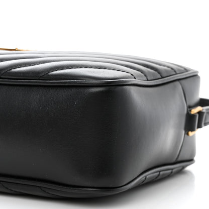 Saint Laurent Calfskin Matelasse Monogram Lou Camera Bag Black 10 of 11