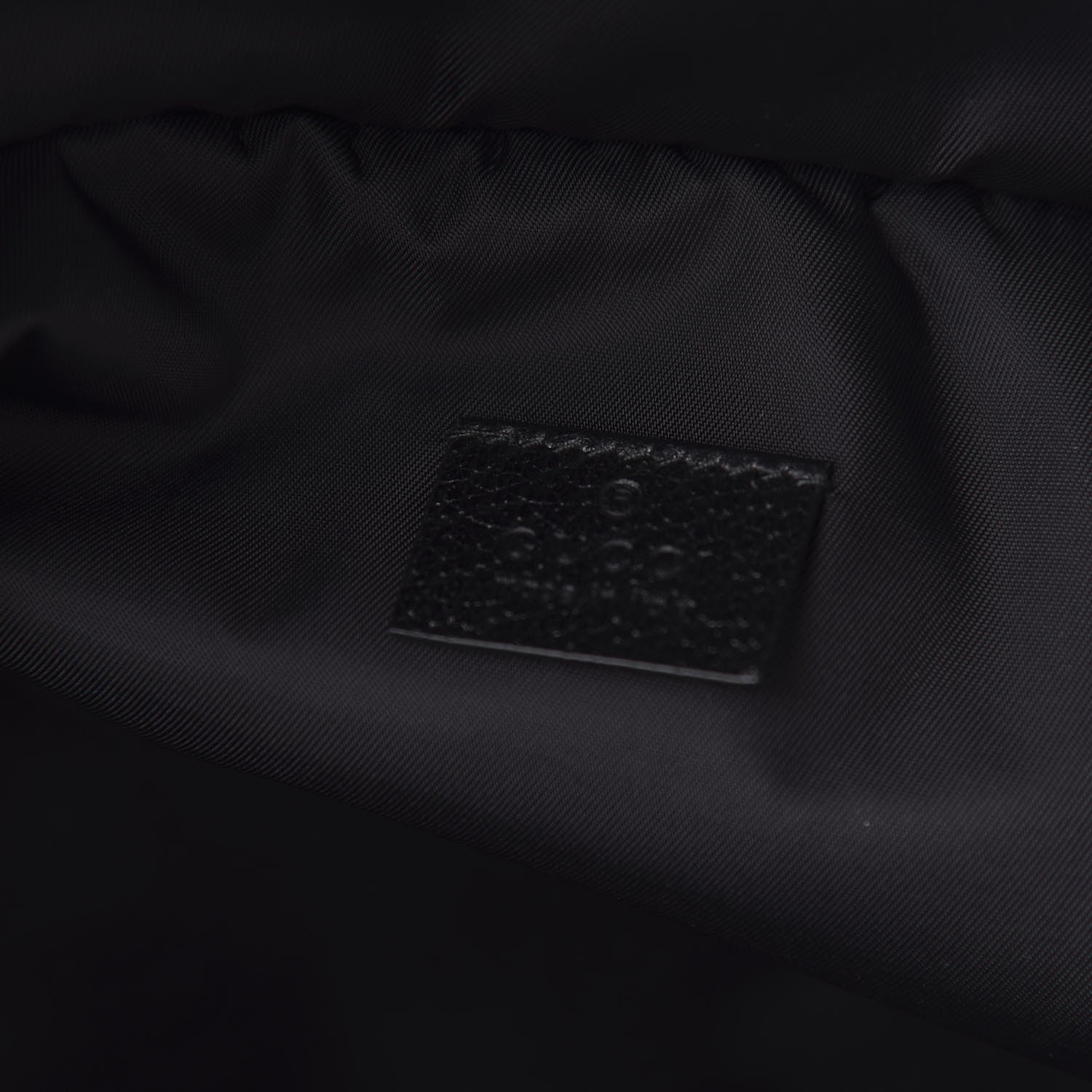 Gucci Nylon 80s Logo Patch Belt Bag Black 8 of 10