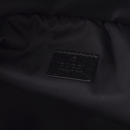 Gucci Nylon 80s Logo Patch Belt Bag Black 8 of 10