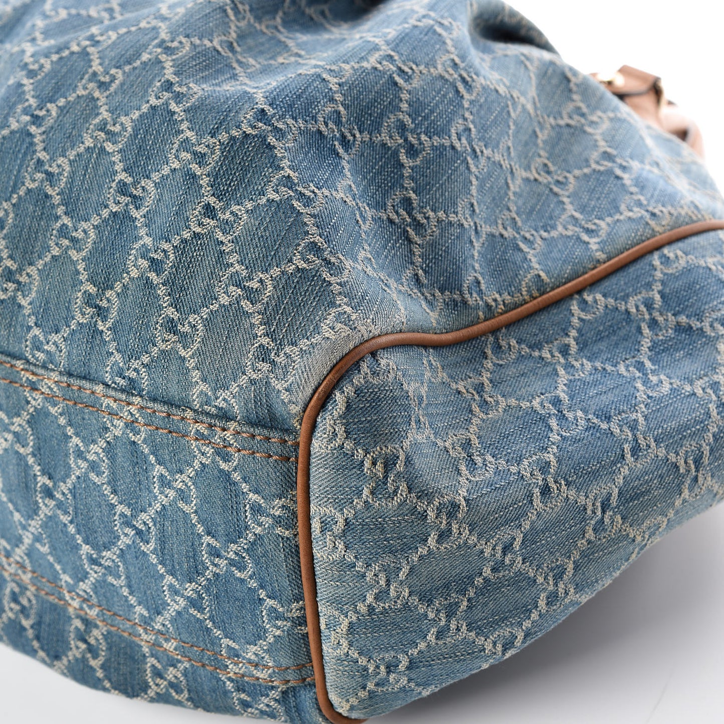 Denim Monogram Large Sukey Tote