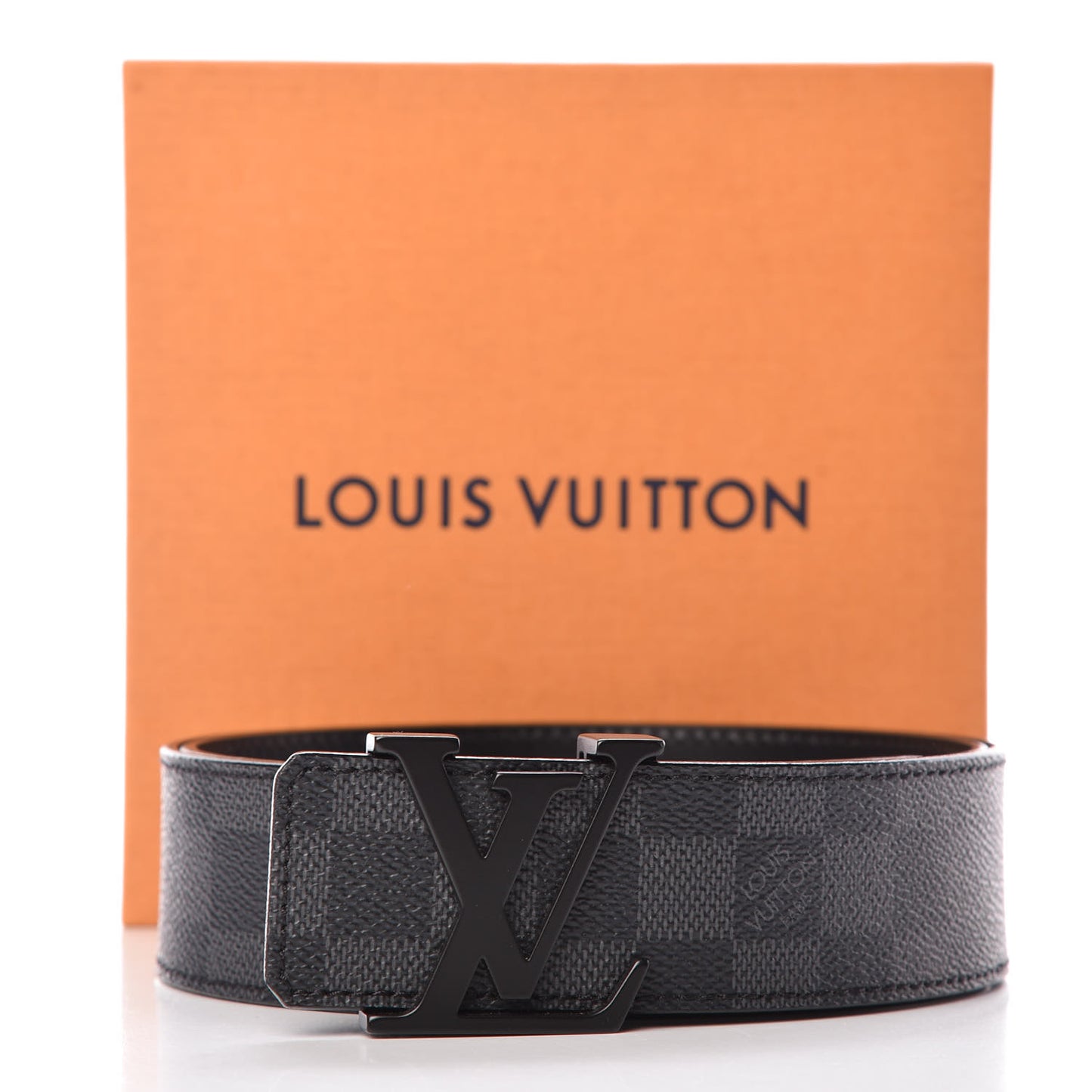 Damier Graphite LV Initiales Belt 85 34