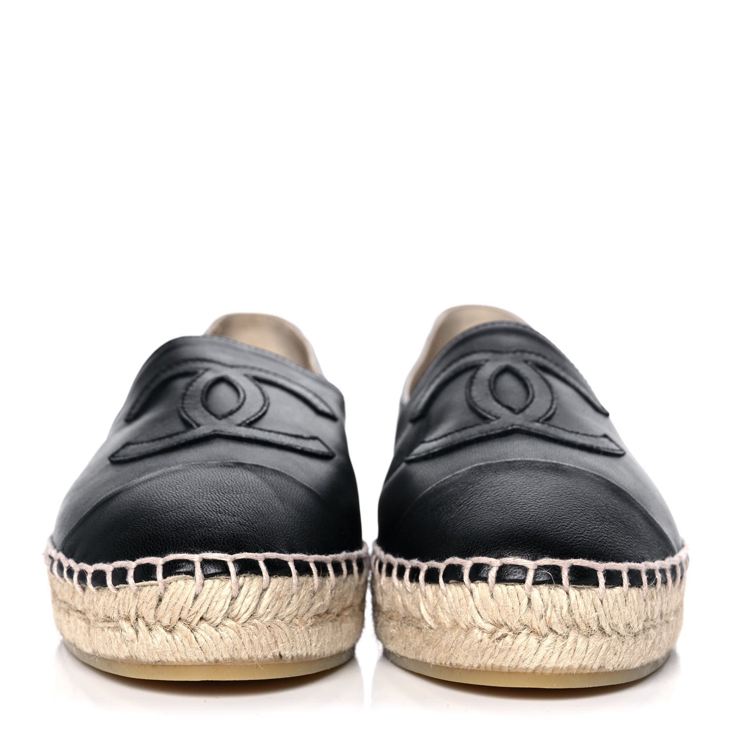 Lambskin CC Espadrilles 37 Black