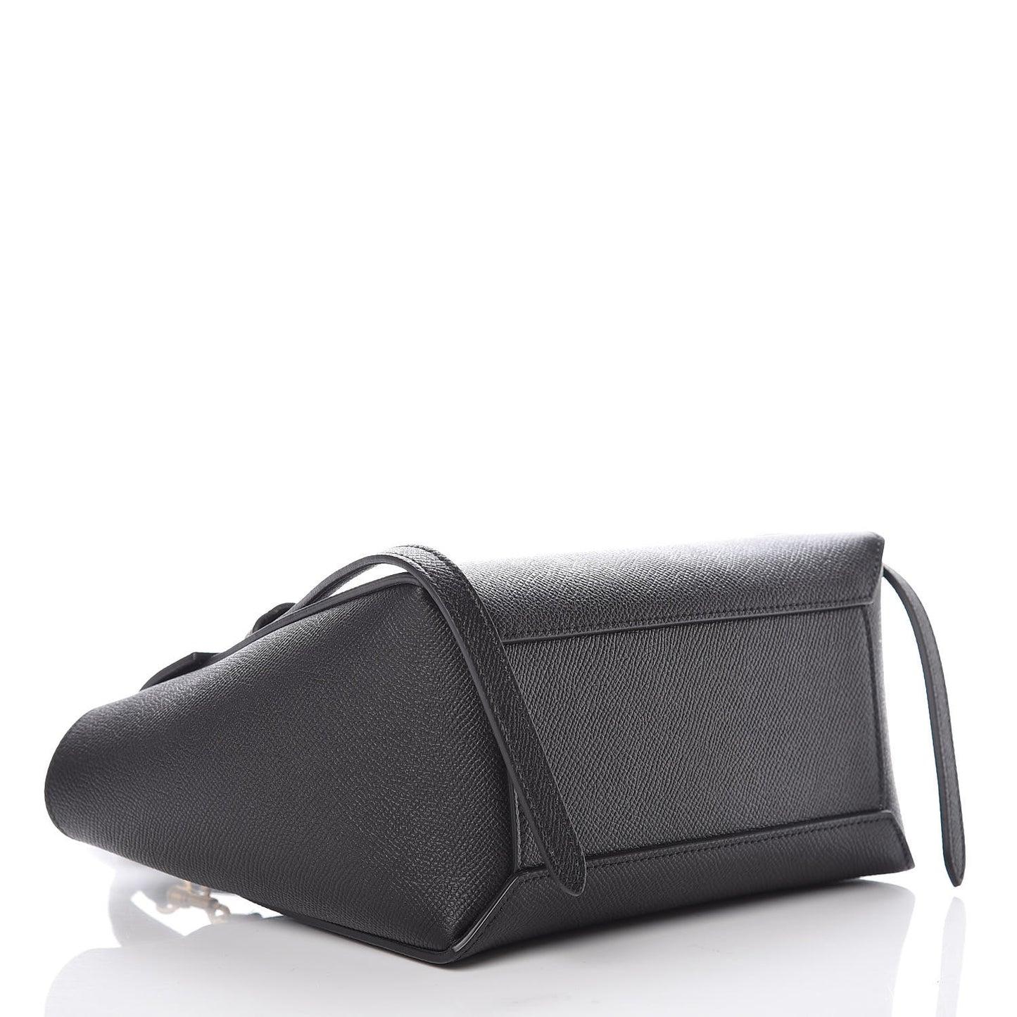 Grained Calfskin Nano Belt Bag Black