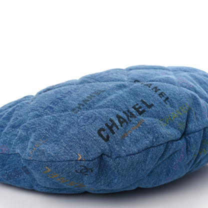 Chanel Denim Quilted Denim Mood Maxi Hobo Blue Multicolor 8 of 9