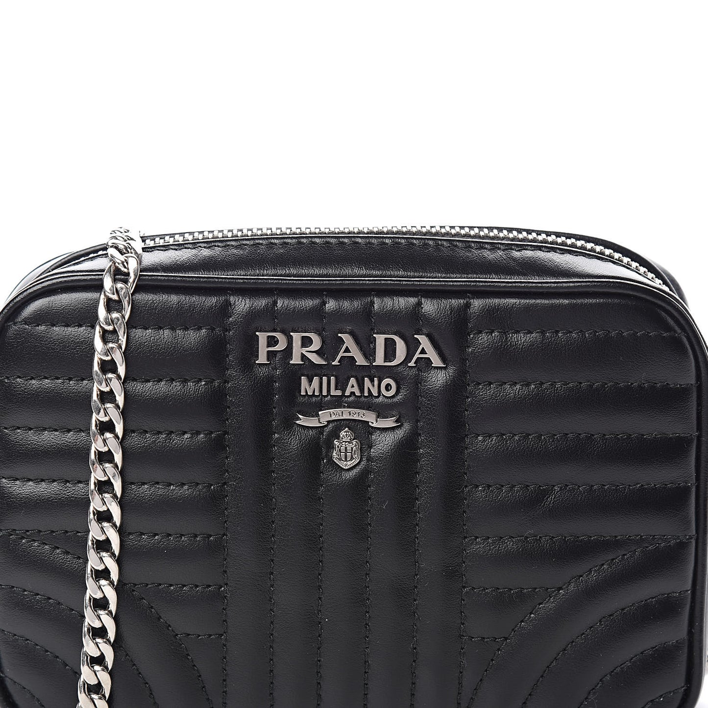 Soft Calfskin Impunture Diagramme Belt Bag Black