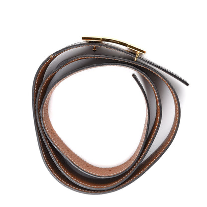 Hermes Box Togo 32mm H Belt 100 Black Gold 4 of 9