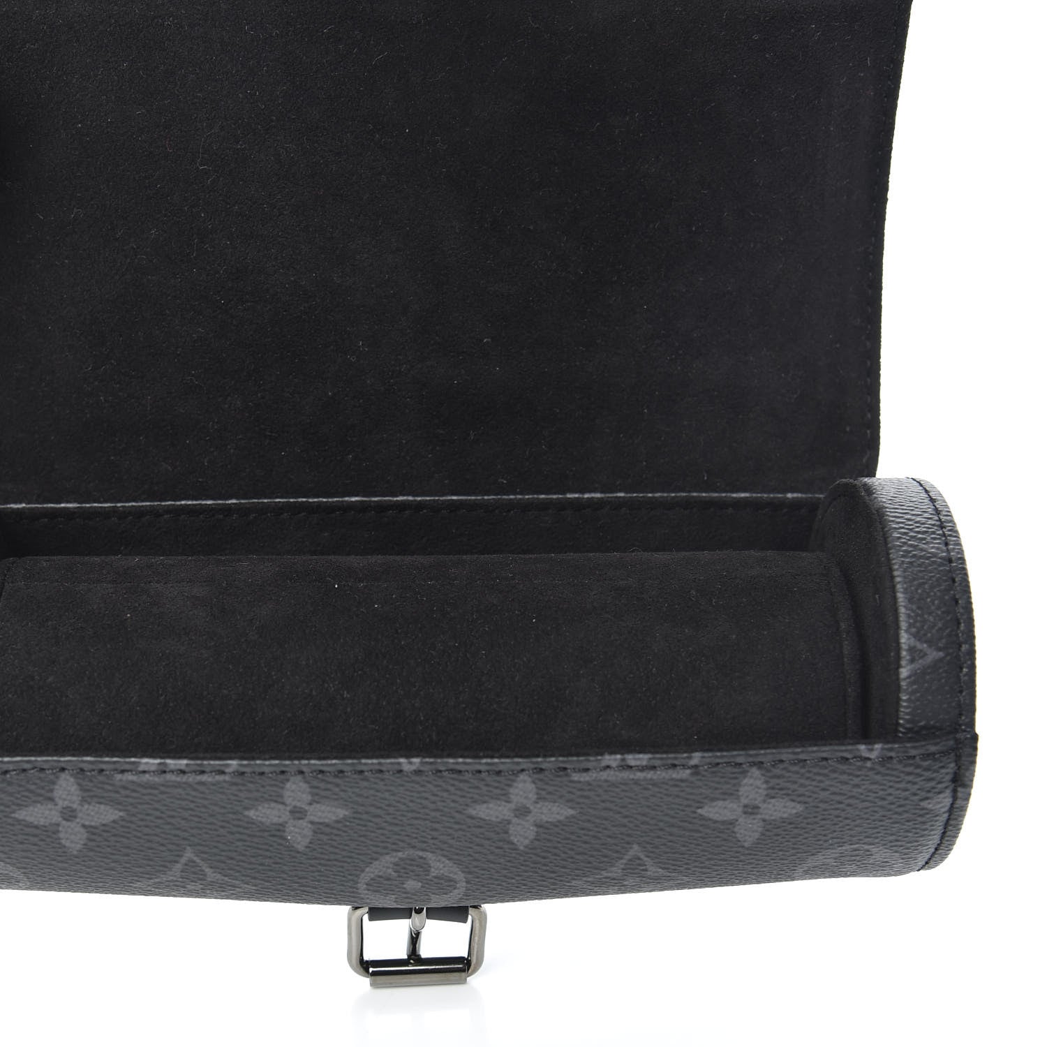 Louis Vuitton Monogram Eclipse 3 Watch Travel Case 6 of 11