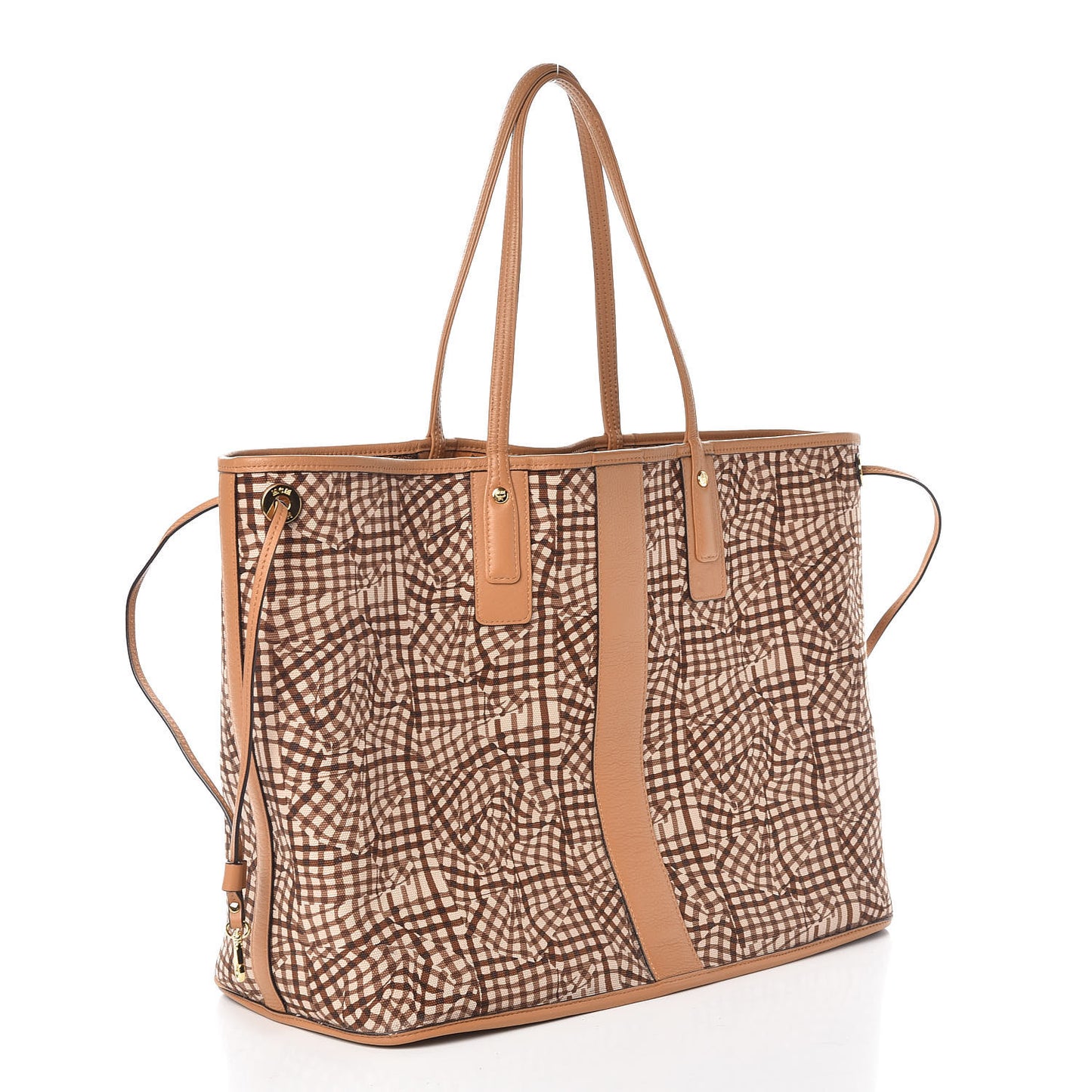 Visetos Large Liz Reversible Shopper Tote Cognac