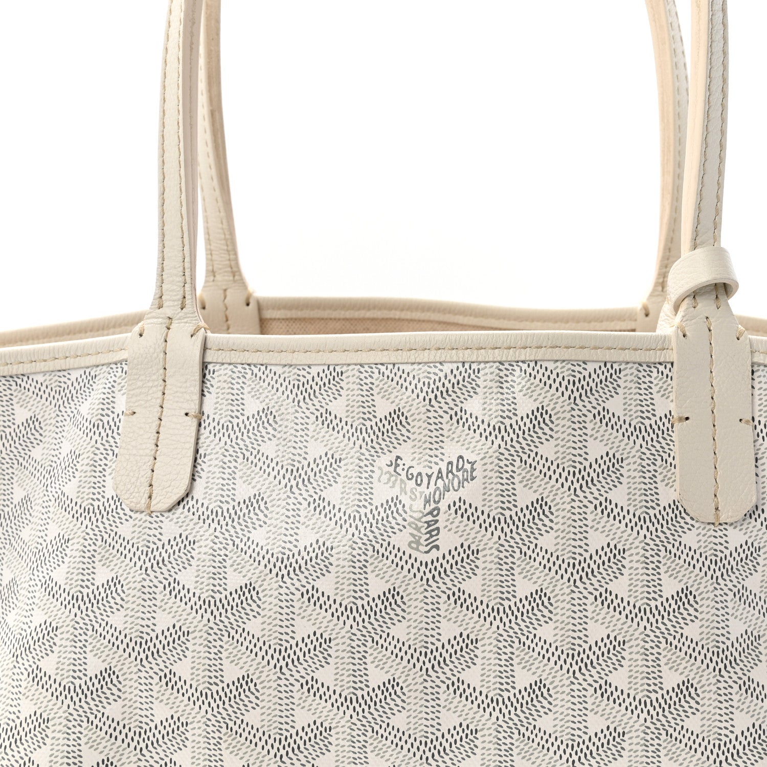 Goyard Goyardine Saint Louis PM White 7 of 9