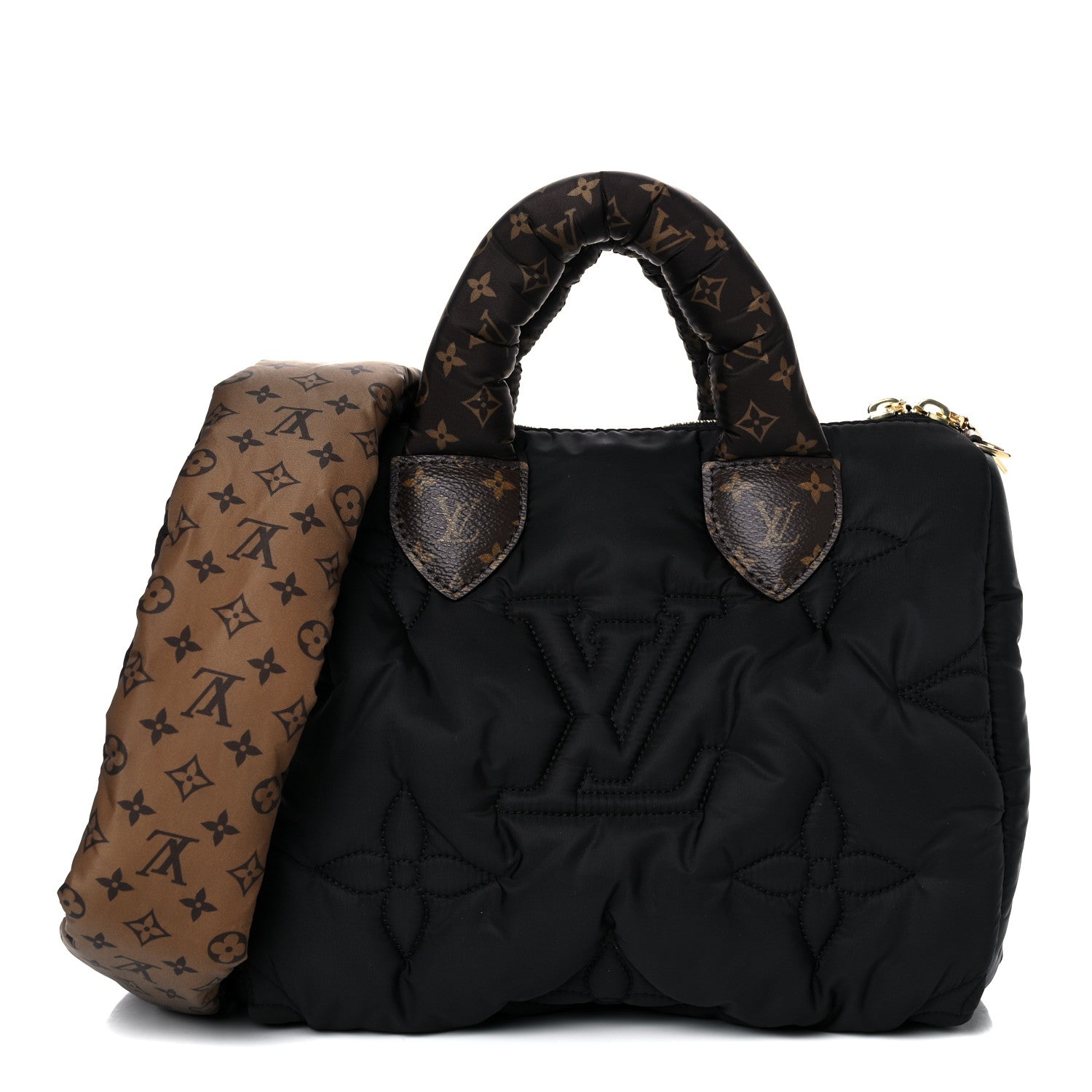 Louis Vuitton Econyl Mini Monogram Pillow Speedy Bandouliere 25 Black 1 of 9