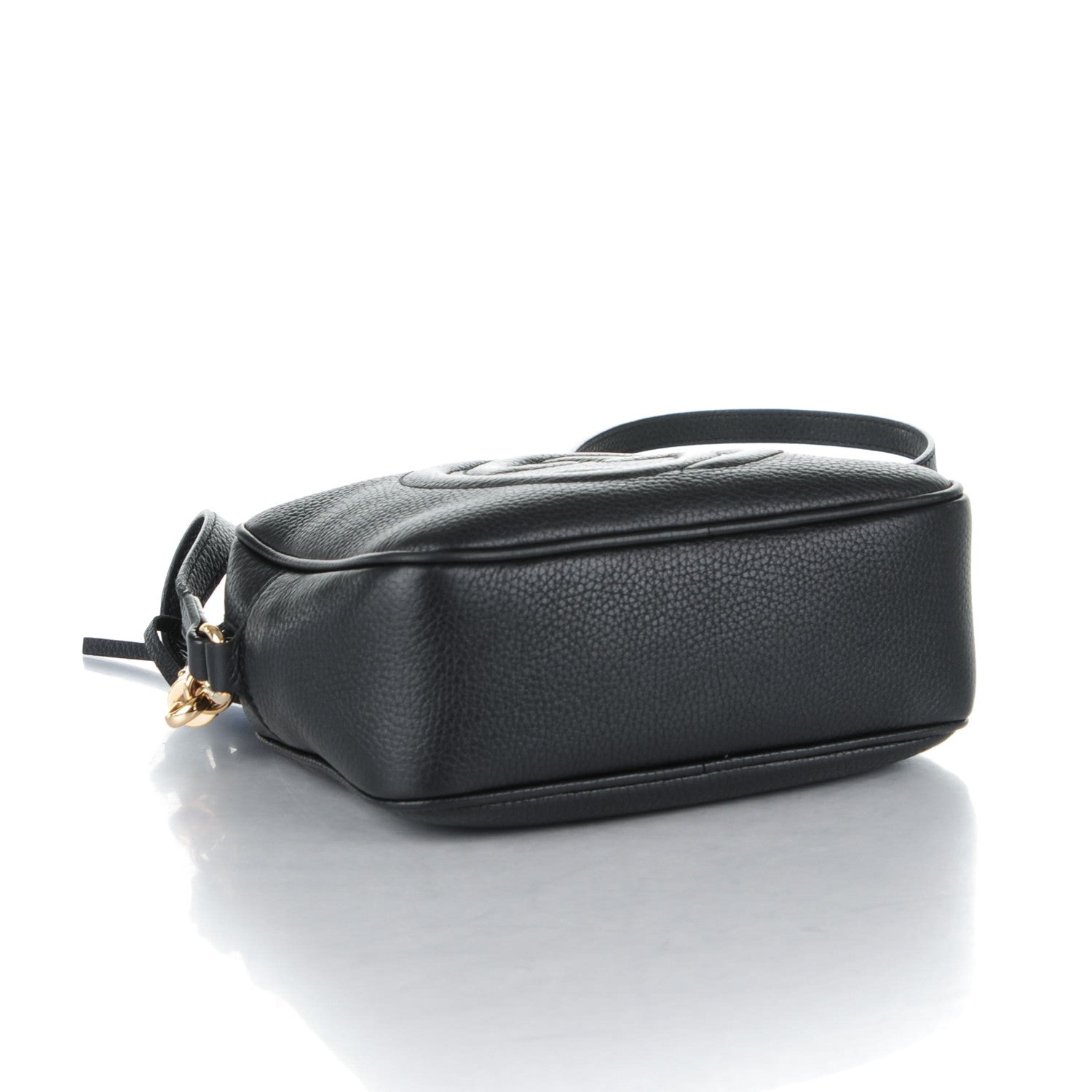 Gucci Pebbled Calfskin Small Soho Disco Bag Black 4 of 7