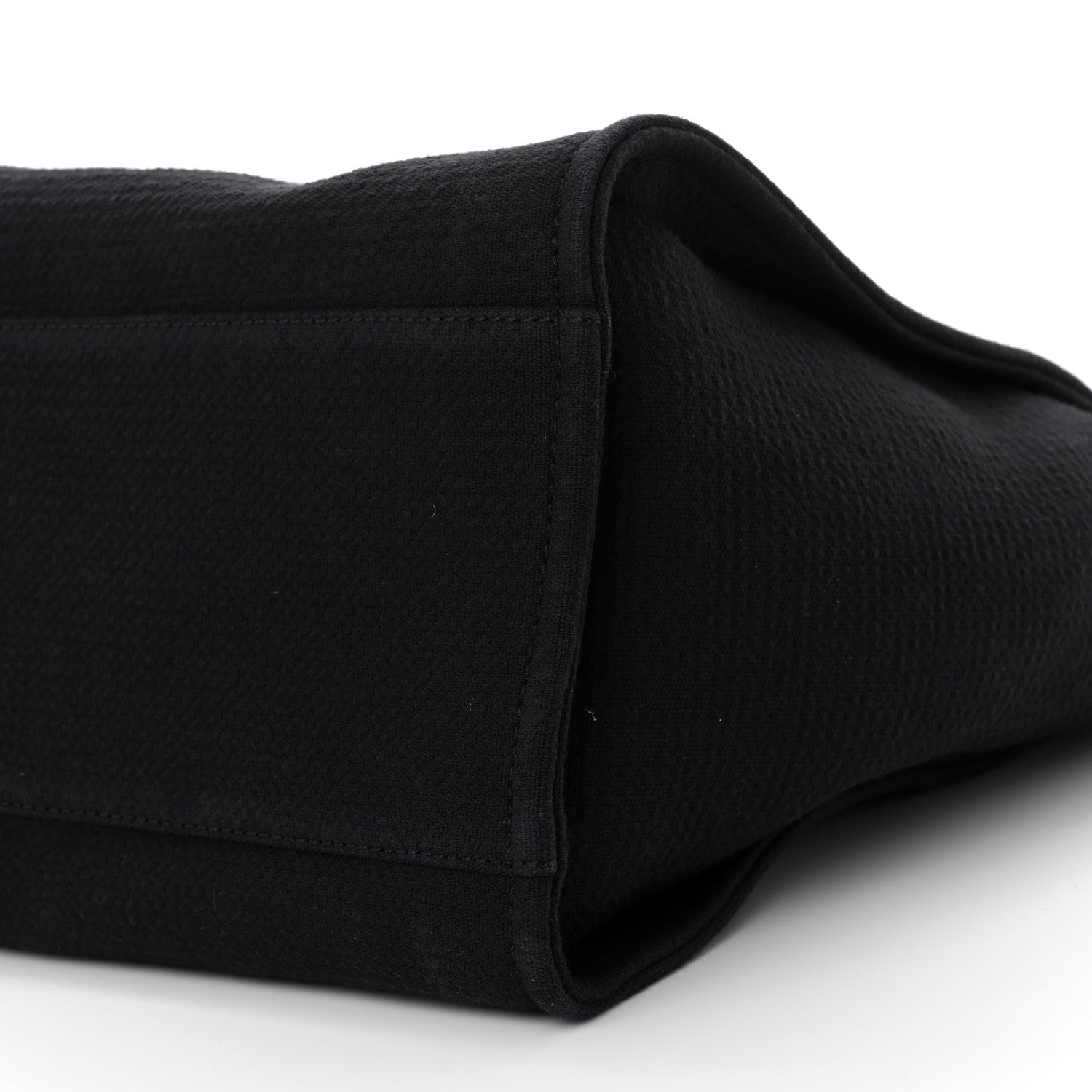 Chanel Mixed Fibers Medium Deauville Black 11 of 12