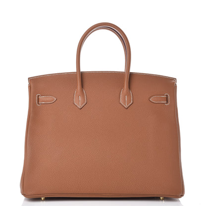 Hermes Togo Birkin 35 Gold 4 of 37