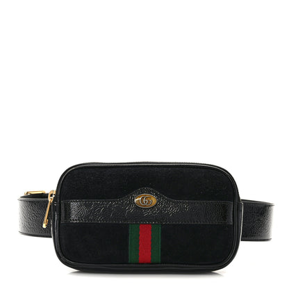 Gucci Suede Patent Ophidia Belted iPhone Case 85 34 Black 1 of 13