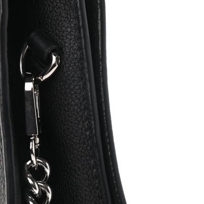 Louis Vuitton Calfskin Lockme Clutch Black 11 of 12