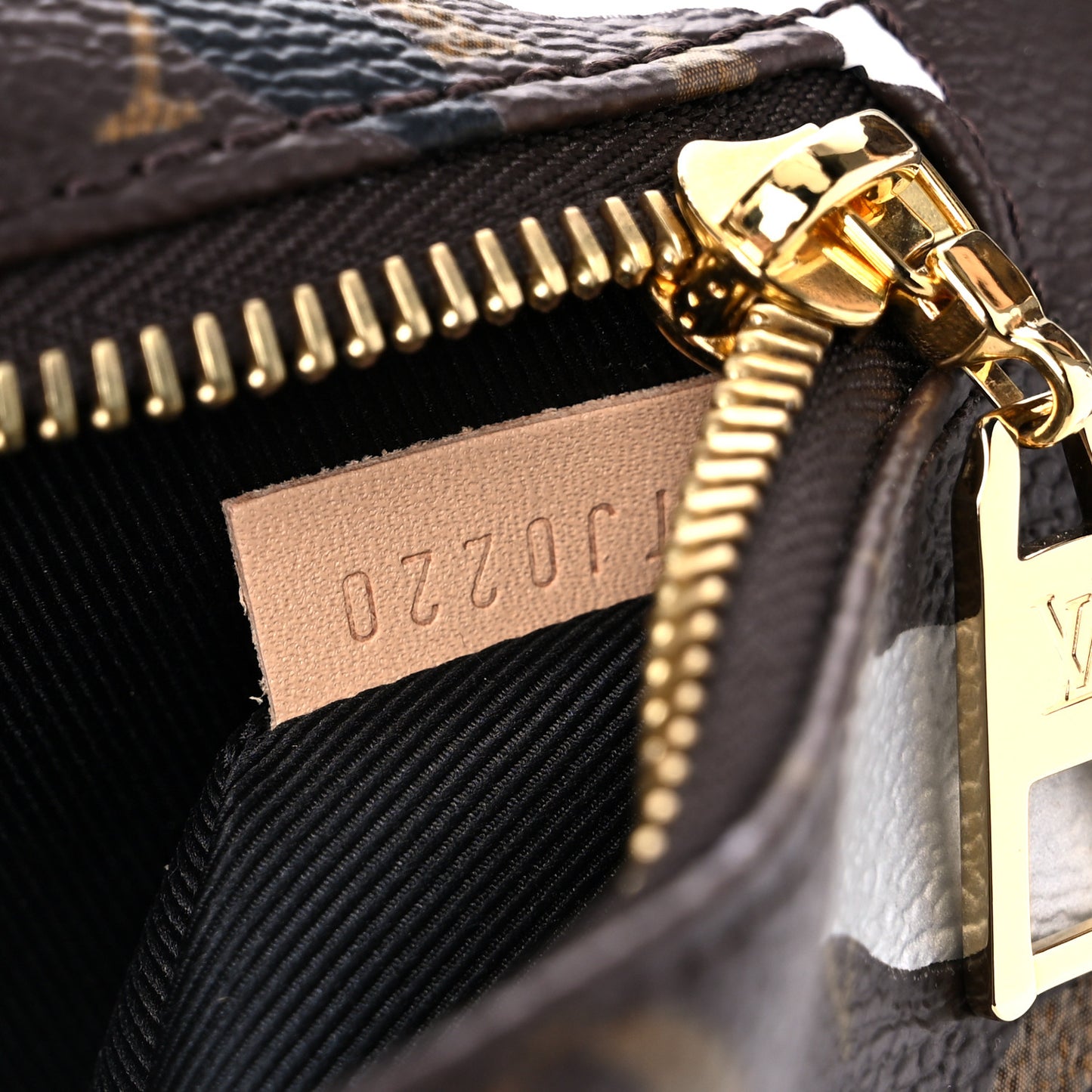 X LOL Monogram Bumbag Blue Silver