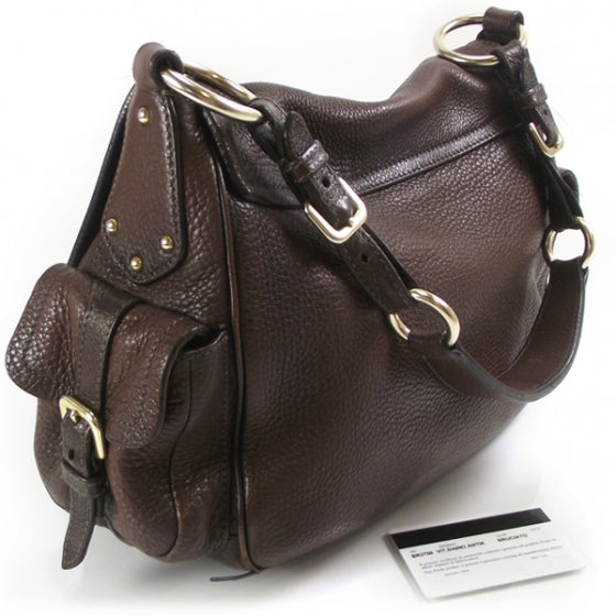 Prada Vitello Daino Messenger Bag Brown 3 of 12
