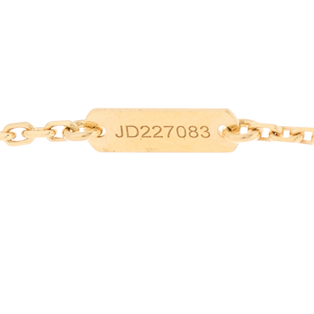 Van Cleef & Arpels 18K Yellow Gold Diamond Large Frivole Pendant Pave Necklace 4 of 4