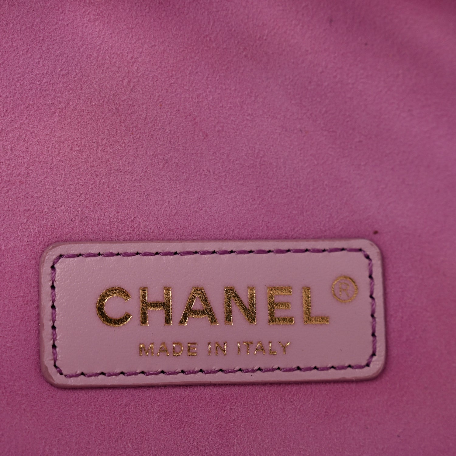 Chanel Lambskin Sea Through Bucket Drawstring Bag White Multicolor 8 of 14