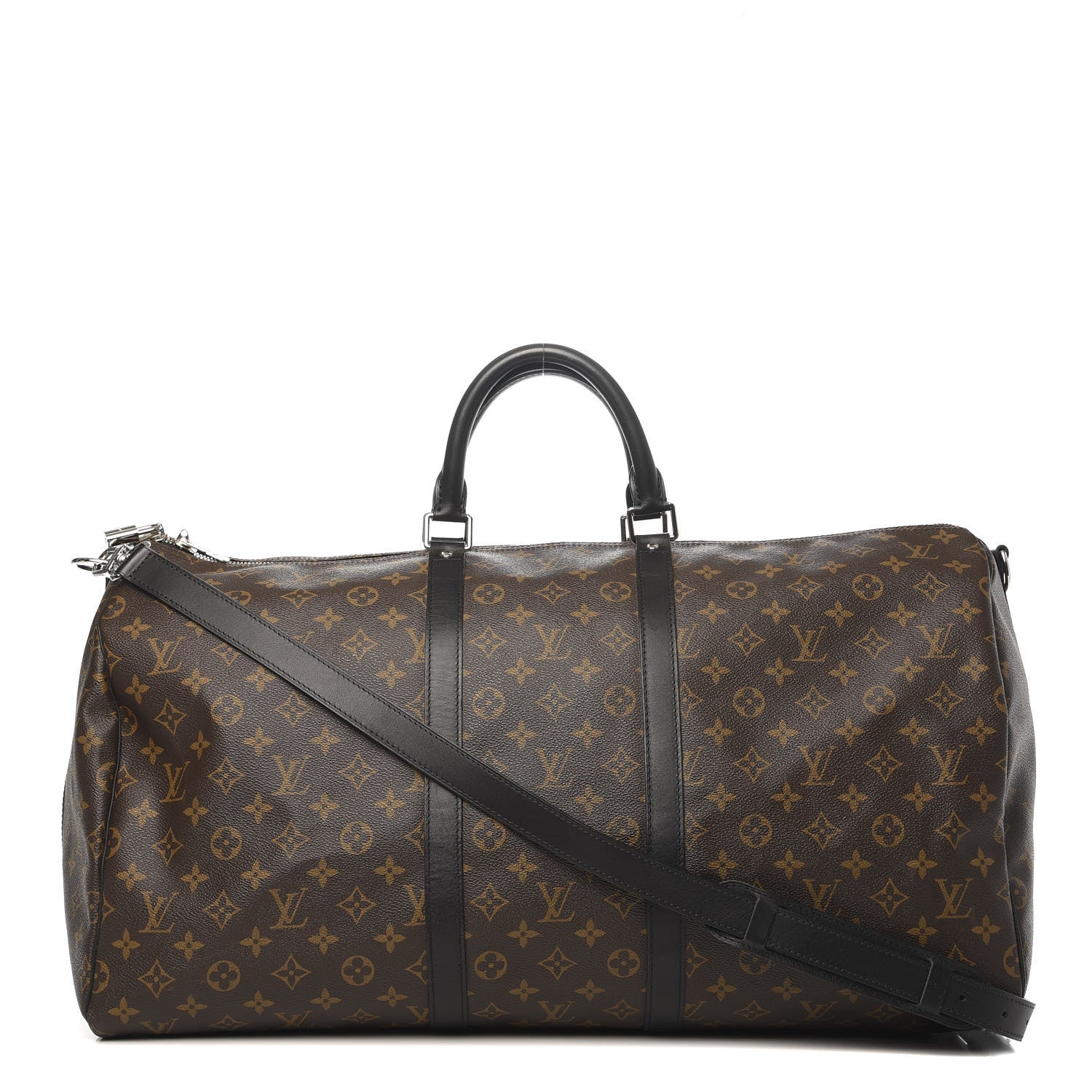 Louis Vuitton Monogram Macassar Keepall Bandouliere 55 1 of 10