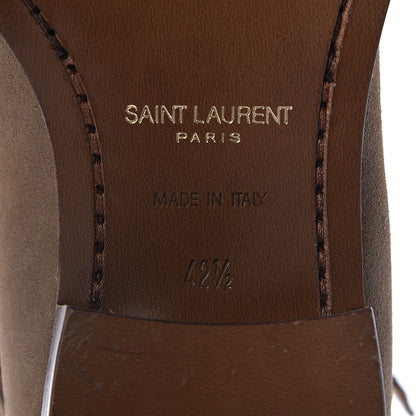 Saint Laurent Jodhpur Suede Mens Wyatt 30 Boots 42.5 New Sigaro 7 of 11