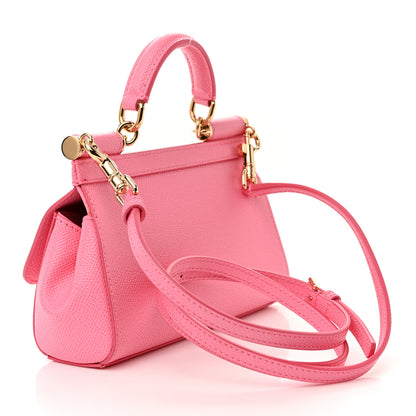 Dolce & Gabbana Dauphine Small Miss Sicily Handbag Pink 3 of 11