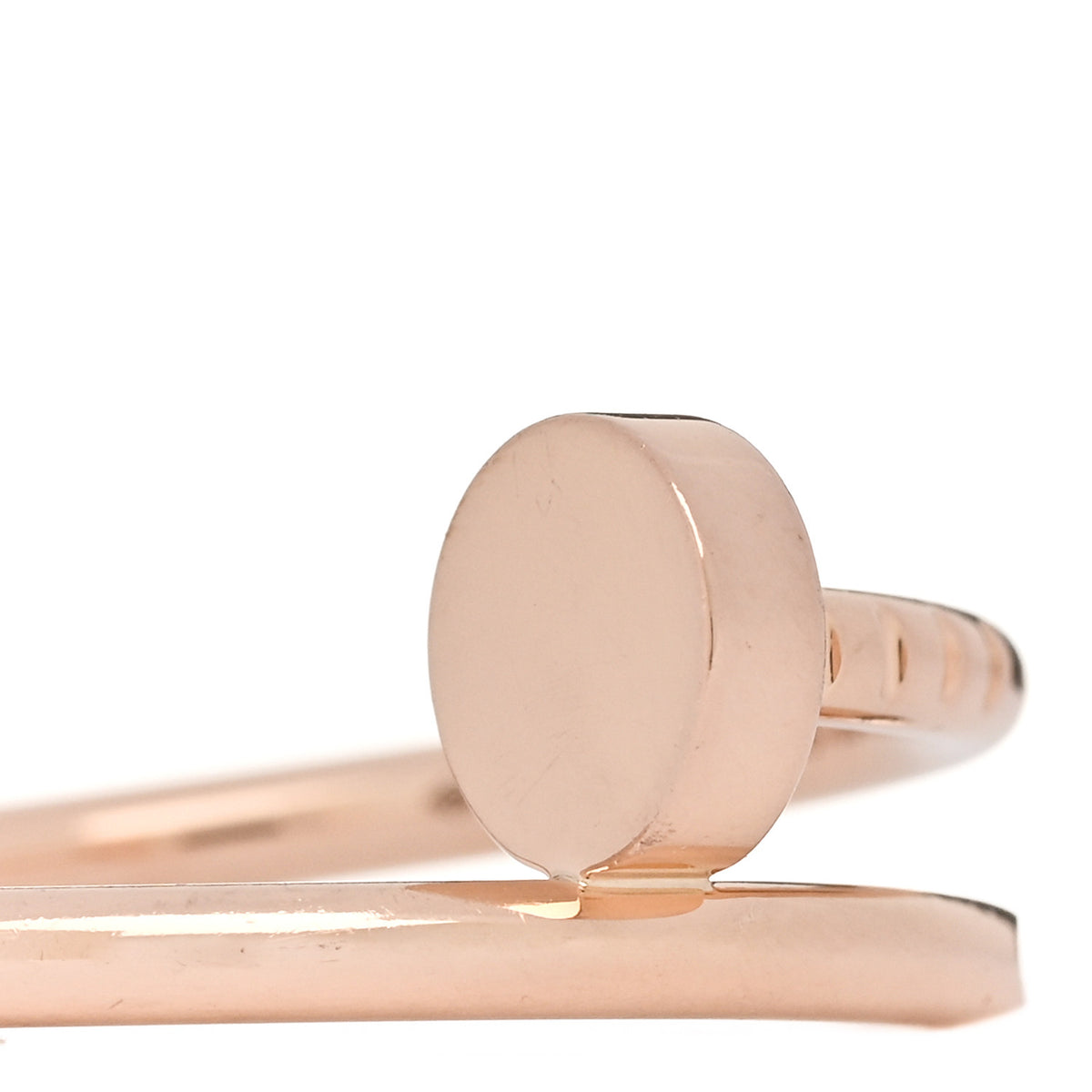 Cartier 18K Pink Gold Small Juste Un Clou Ring 53 6.5 4 of 6