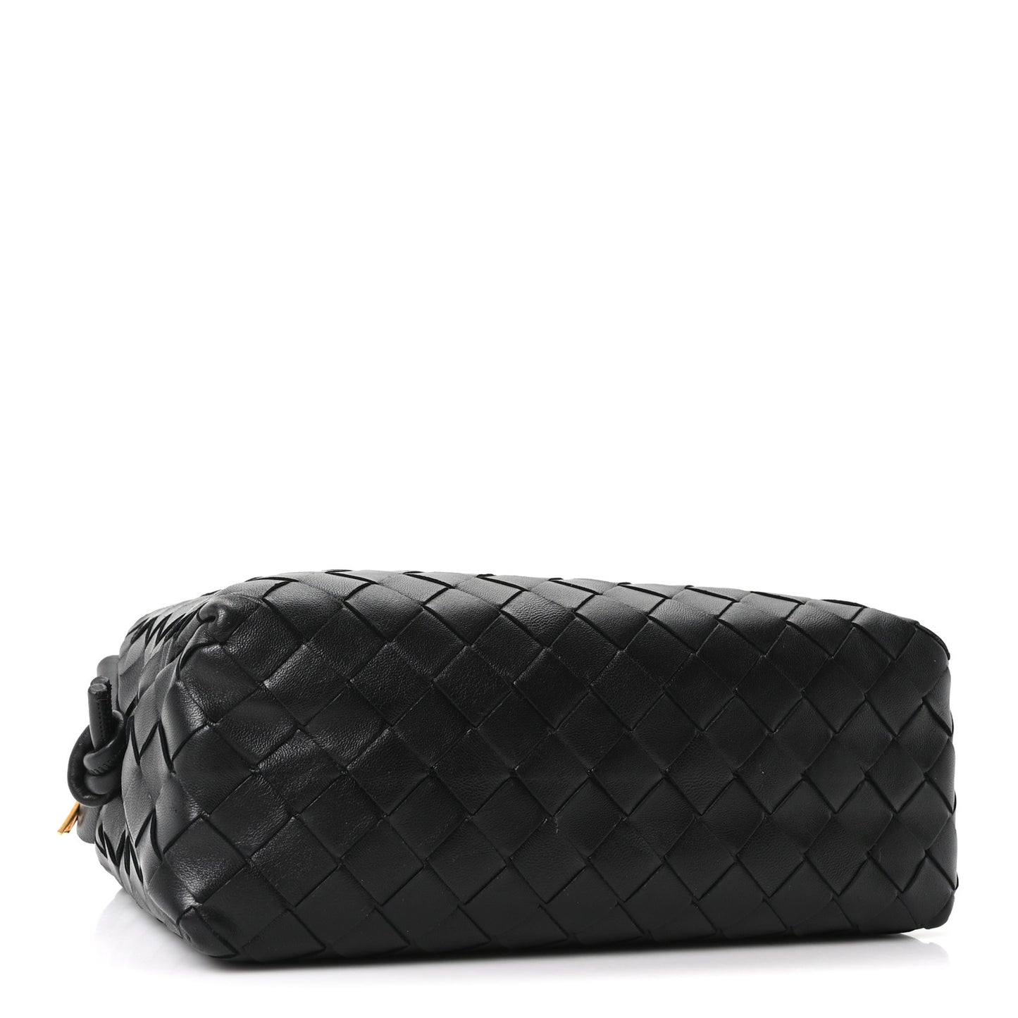 Nappa Intrecciato Small Loop Camera Bag Black