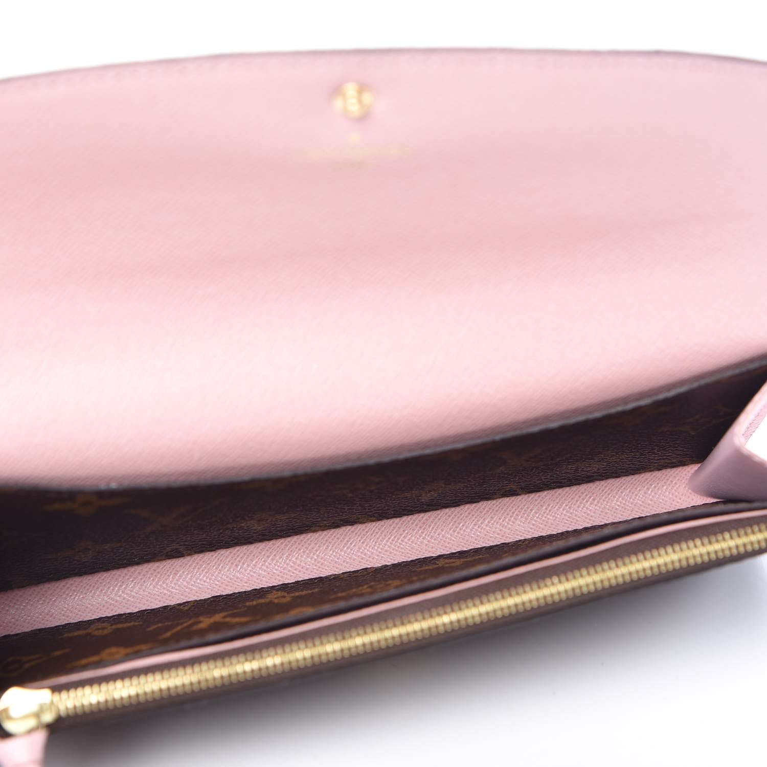 Louis Vuitton Monogram Emilie Wallet Rose Ballerine 5 of 8