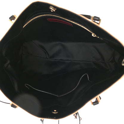 Valentino Garavani Raffia Straw Lace Tote Black 5 of 10